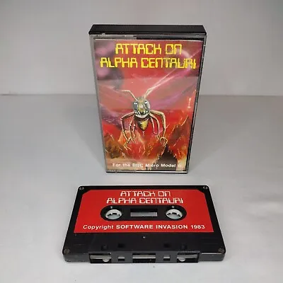 ATTACK ON ALPHA CENTAURI For BBC Micro Model B 1983 Cassette Tape Game INVASION • £14.95
