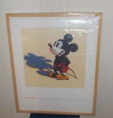 Disney Wayne Thiebaud The Art Of Mickey Mouse Signed Framed Poster - 1984 - New • $98