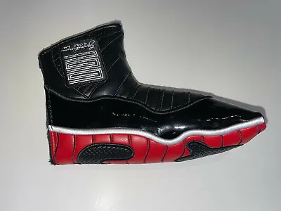 NEW! Air Jordan 11 XI Bred (Black / Red) Putter Blade Golf Headcover Cover GOAT • $89.90