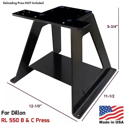 $162.83 • Buy Strong Press Riser Bench Mounting Reloading Stand For Dillon RL 550 B & C Press