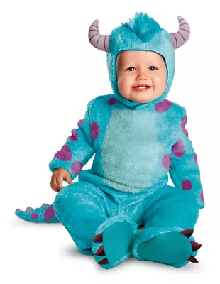 Infant Monsters Inc. Classic Sulley Costume Size 6-12 Months • $29.95