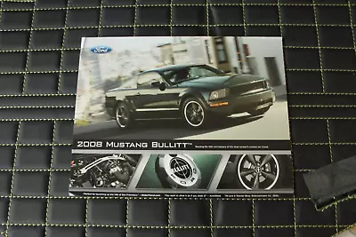 VIP Brochure Brochure Ford Mustang Bullit 2008 USA RARITY Customers Only Flyer • $31.96