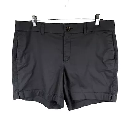 Old Navy Chino Shorts Women’s Size 12 Waist 36” Cotton Stretch Gray *G1 • $10.44