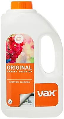Vax Original Carpet Cleaner Solution Shampoo Rose Burst Scent Cleaning 1.5L • £11.08