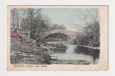 Uk Yorkshire Settle Stainforth Bridge 1904 To J.d. Cummings Dalton In Furness. • £7.59