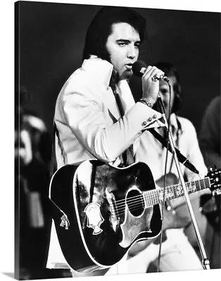 Elvis On Tour Elvis Presley 1972 Canvas Wall Art Print Guitar Home Decor • $309.99