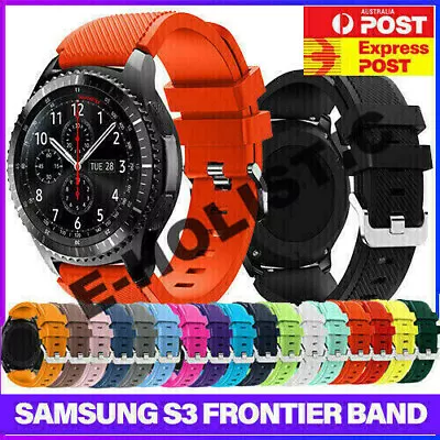 Sport Rubber Silicone Watch Band Strap For Samsung Gear S3 Frontier Classic 22mm • $5.95