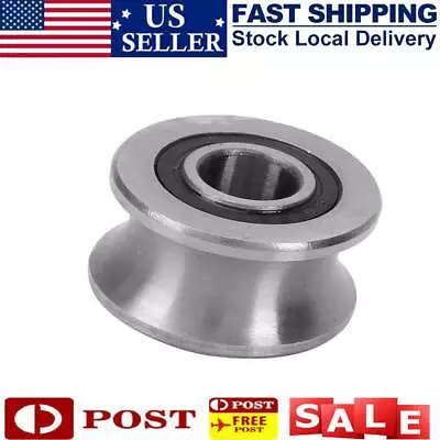 U Shaped Round Bottom Track Groove Pulley Bearing Sliding Roller Bearings • $12.69