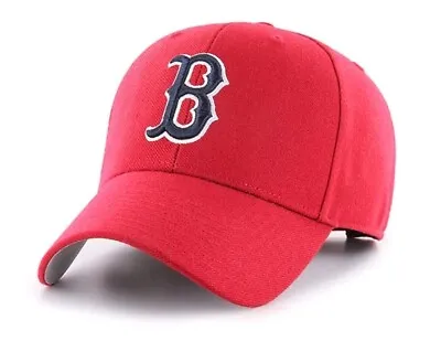 Boston Red Sox MLB Adult Men's Adjustable Strap Red Team Logo Hat Hats Caps • $15.99