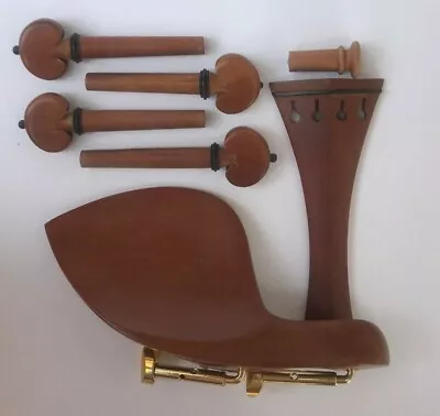 New 4/4 Jujube Wood Violin Parts Accessories Set  • $35