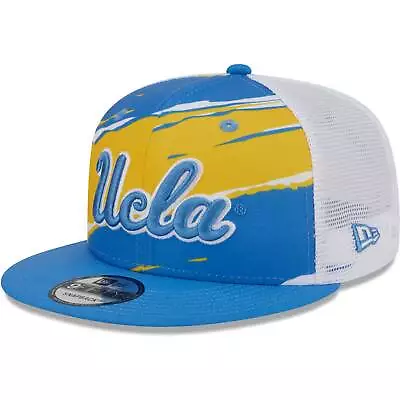 Men's New Era Blue UCLA Bruins Tear Trucker 9FIFTY Snapback Hat • $27.74