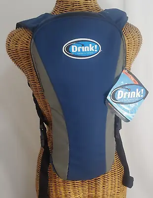 Drink Hydration Systems Molle Backpack 3L NO BLADDER Navigator NWT. Gray & Blue • $11.95