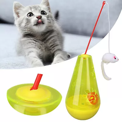 Cat Roly Poly Toy Cat Built In Bell Ball Interactive Snack Toy With Plush Mo Toh • $34.75