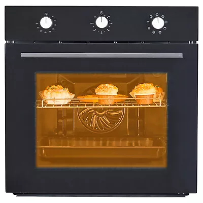 24  Single Wall Oven 2.5 Cu.ft Built-in Electric Oven 3000W W/ 8 Cooking Modes • $377.12