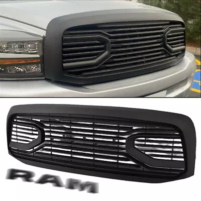 Big Horn Front Hood Grille For 2006-2008 Dodge Ram 1500 Bumper Mesh Grill Black • $209.79