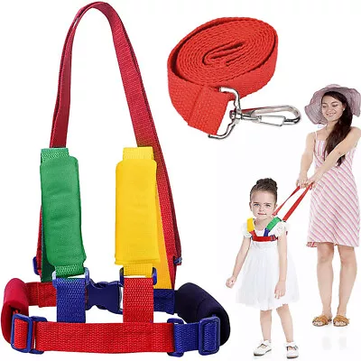 Child Anti Lost Safety Harness Baby Toddler Walking Leash Belt Strap Rope Reins • £6.39