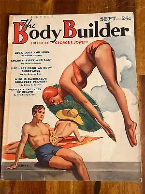 George Jowett THE BODYBUILDER Bodybuilding Muscle Magazine DIVER 9-36 • $11.50
