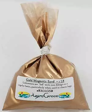 1 Lb Gold Magnetic Sand (lodestone Food) • $36.39