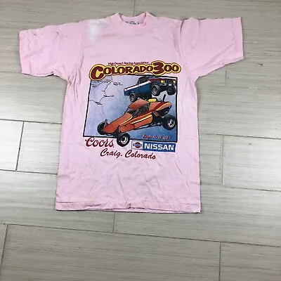 Vintage T Shirt Colorado 300 Nissan 1987 Pink Size Small  • $39.99