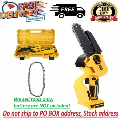 Cordless Chainsaw For DeWALT 20V Max Battery 6-Inch Hand-held Mini Pruning Saw • $39.97