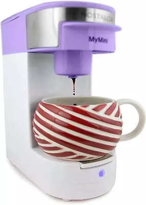 Nostalgia MyMini Single Serve Coffee Maker Brews K-Cup & Other Pods Serves Up • $35.78