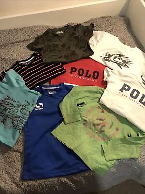 Ralph LaurenDieselDKNYQuicksilverNext Boys 3-4 Years T Shirt Bundle X8 • £10