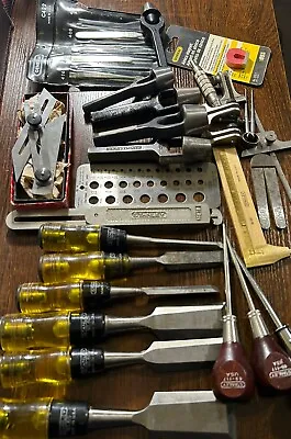 Vintage Lot Of Tools: Machinist & Woodworking. Starrett Stanley & More.  • $225