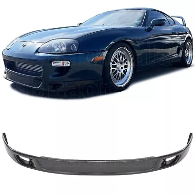 [SASA] Fit For 93-98 Toyota Supra MK4 TRD V2 Style PU Front Bumper Lip Spoiler • $115.99