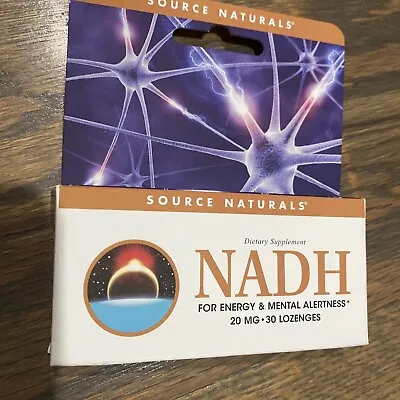 Source Naturals NADH 20 Mg 30 Sublingual Tablets • $41.50