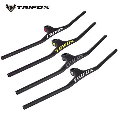 TRIFOX MTB Carbon Fibre Integrated Handlebars & Stem Mountain Bike Bicycle Parts • $79.99