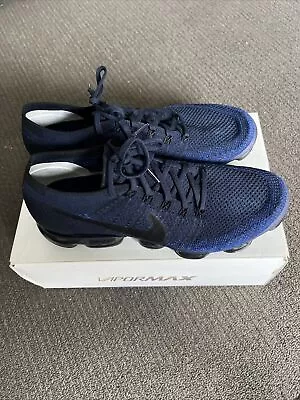 Like New - Nike Air Vapormax Flyknit - College Navy/Black- US 12 • $200