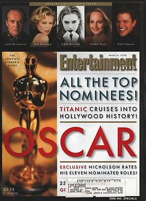 Entertainment Weekly March 1998 - OSCAR - All The Top Nominees - Special Edition • $10.50