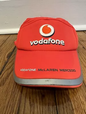 Rare Cap F1 Vodafone McLaren Mercedes Jenson And Lewis Hamilton  Red And Silver • $25