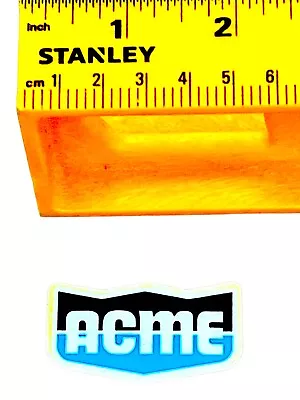 Vtg 1990’s Acme Skateboards Sticker Blue & Black Powell Peralta Santa Cruz￼ SMA • $30