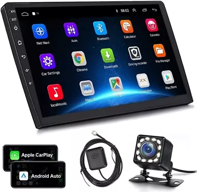 Android 11 9 Inch Car Stereo GPS Player Double 2Din WiFi Carplay Radio Bluetooth • $129.99