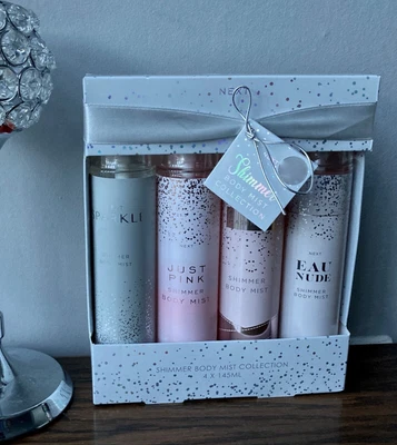 £20 • Buy NEW NEXT Shimmer Body Mist Collection 4 X 145ml Sparkle, Just Pink, Cashmere ...