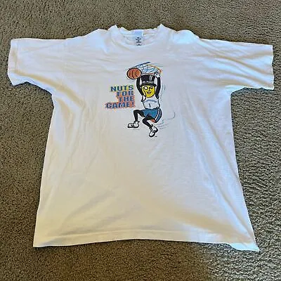 Vintage 90s Mr. Peanut Planters Promo T Shirt Nuts For The Game Mens Size XL • $49.99