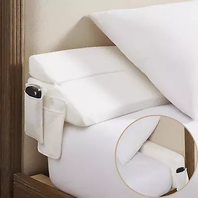 King 76  Foldable Bed Wedge Pillow For Headboard - Upgraded Bed Gap Filler Betwe • $42.88