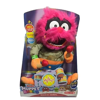 NIB *SEE DETAILS* Muppets Babies Rockin' Animal Animated Plush Talks Sings Drums • $39.99