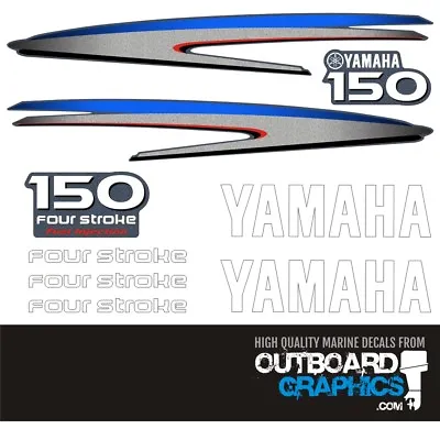 Yamaha 150hp Four Stroke Outboard Engine Decals/sticker Kit • $54.95