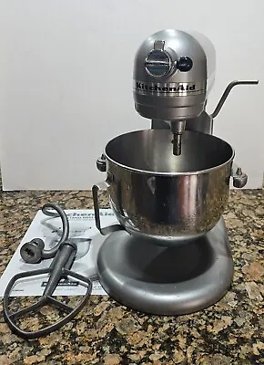 KitchenAid Professional HD Gray Silver 5 Qt  Stand Mixer 10 Speed 575w KG25H7XSL • $169