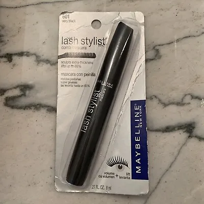 Maybelline Lash Stylist Mascara VERY BLACK RARE  NEW. • $68