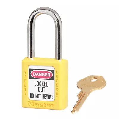 Master Lock 410 Lockout Padlock Yellow (ML-410-YLW) • £22.60