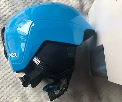 Uvex Heyya Set Ski /Snow Helmet+Goggles. Blue 51-55cm • $55.48
