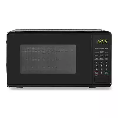 Mainstays 0.7 Cu Ft Countertop Microwave Oven 700 Watts Black New • $49.50