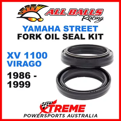 All Balls 55-137 Yamaha XV1100 (Virago) 1986-1999 Fork Oil Seal Kit 38x50x8/10.5 • $30.31