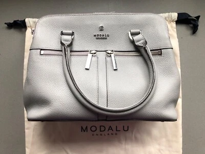 £25 • Buy Modalu Pippa Medium Grab Bag/Cross Body Strap, Shark Grey - Excellent Condition