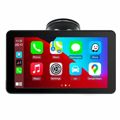 7in Portable Touch Screen Monitor Car FM Radio Multimedia Bluetooth Navigator • $132.20