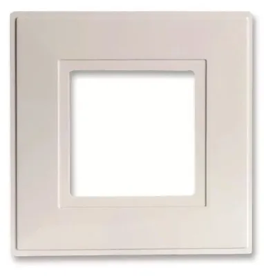 2 X WHITE FINGER PLATE LIGHT SWITCH SOCKET WALL BACK COVER SURROUND ~PACK OF 2~ • £3.60