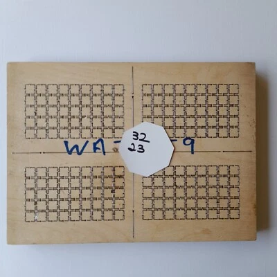 £20 • Buy Custom Made Large Wooden Die - Tuck & Fold Squares Large Machines Only